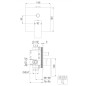 Steinberg 160 - Mitigeur encastré pour 2 appareils, chrome 160 2103 3