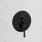 Steinberg 260 - Mitigeur encastré pour 2 appareils, noir mat 260 2103 3 S
