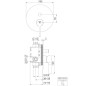 Steinberg 280 - Mitigeur encastré pour 2 appareils, noir mat 280 2103 3 S