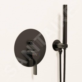 Steinberg 280 - Mitigeur encastré pour 2 appareils, noir mat 280 2103 3 S
