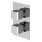 Steinberg 160 - Mitigeur thermostatique encastré pour 2 appareils, chrome 160 4133 3