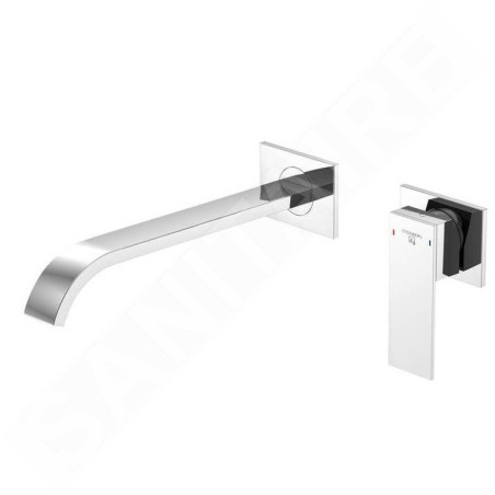 Steinberg 135 - Mitigeur de lavabo encastré, installation 2 trous, chrome 135 1824 3