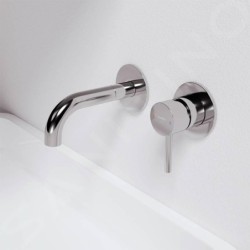 Steinberg 100 - Mitigeur de lavabo encastré, installation 2 trous, avec corps, chrome 100 1801