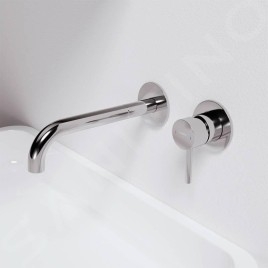 Steinberg 100 - Mitigeur de lavabo encastré, installation 2 trous, avec corps, chrome 100 1820