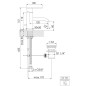 Steinberg 135 - Mitigeur de lavabo avec vidage, noir mat 135 1001 S