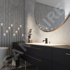 Steinberg 135 - Mitigeur de lavabo avec vidage, noir mat 135 1001 S