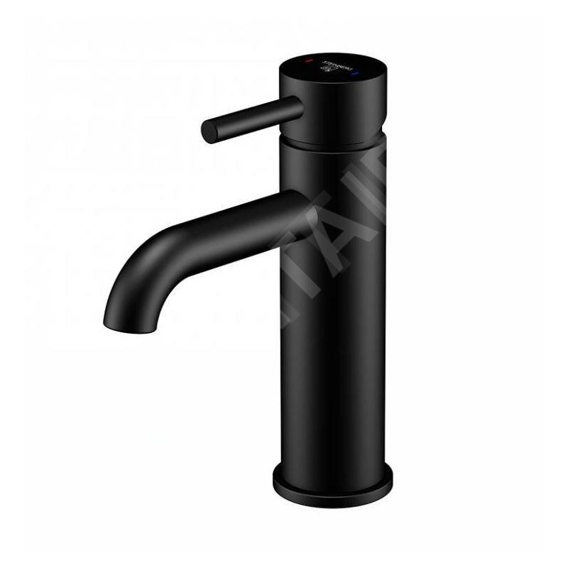 Steinberg 100 - Mitigeur de lavabo, noir mat 100 1750 S