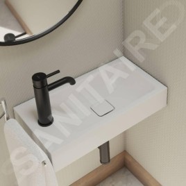 Steinberg 100 - Mitigeur de lavabo, noir mat 100 1750 S