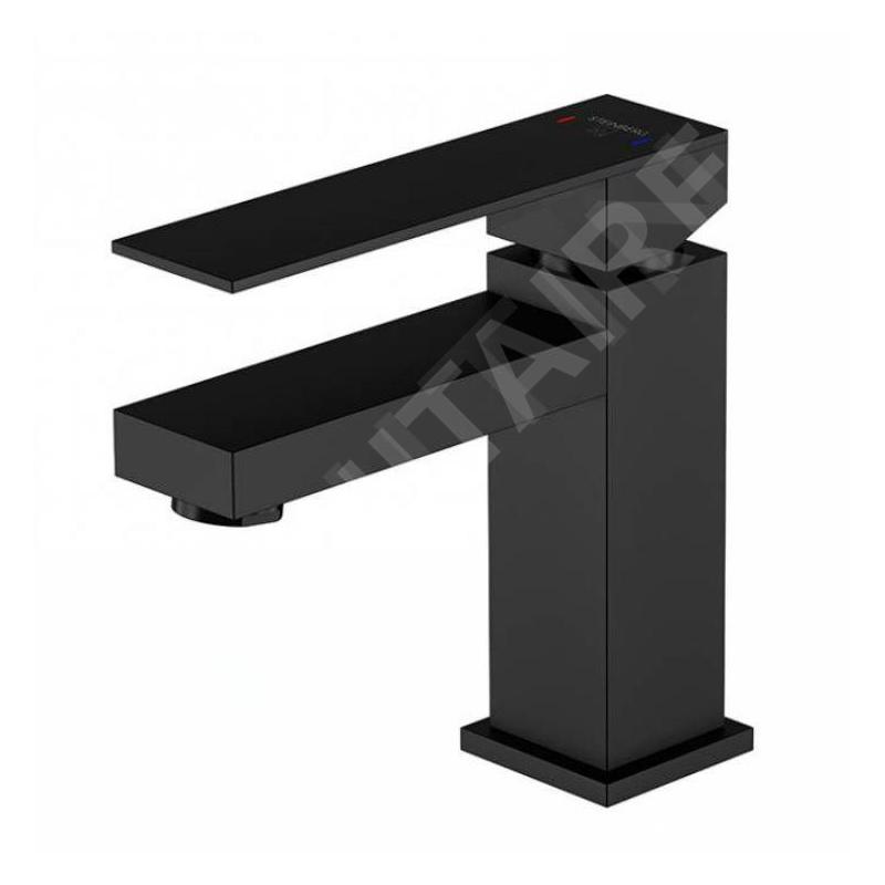 Steinberg 160 - Mitigeur de lavabo, noir mat 160 1010 S