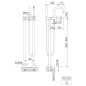 Steinberg 250 - Mitigeur de baignoire au sol, chrome 250 1162