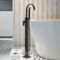 Steinberg 135 - Mitigeur de baignoire au sol, noir mat 135 1162 S