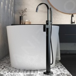 Steinberg 135 - Mitigeur de baignoire au sol, noir mat 135 1162 S