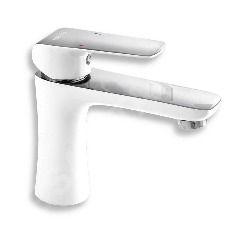 Novaservis Nobless Tina - Mitigeur de lavabo, blanc/chrome 38001/1,1 Novaservis Nobless Tina - Mitigeur de lavabo, blanc/chrome 38001/1,1