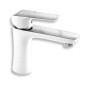 Novaservis Nobless Tina - Mitigeur de lavabo, blanc/chrome 38001/1,1 Novaservis Nobless Tina - Mitigeur de lavabo, blanc/chrome 38001/1,1