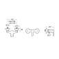 Roca Arola - Mitigeur de douche, chrome A5A216AC0K