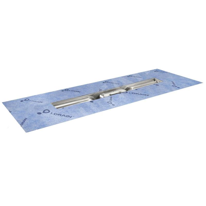 I-Drain Linear 54 - Caniveau de douche en inox, longueur 600 mm, avec étanchéité ID4M06001X1