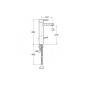 Roca Naia - Mitigeur de lavabo avec vidage Click-Clack, Cold Start, chrome A5A3796C00