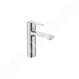 Roca Naia - Mitigeur de lavabo avec vidage Clic-Clack, Cold Start, chrome A5A3996C00