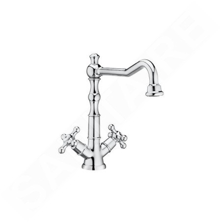 Roca Carmen - Mitigeur de lavabo avec vidage Click-Clack, chrome A5A384BC00