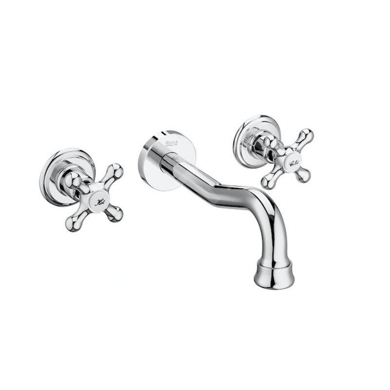 Roca Carmen - Mitigeur de lavabo, installation 3 trous, chrome A5A474BC00