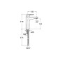Roca Atlas - Mitigeur de lavabo, chrome A5A3D90C00