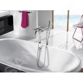 Roca Loft - Mitigeur de baignoire au sol, chrome A5A2743C00