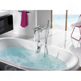 Roca Loft - Mitigeur de baignoire au sol, chrome A5A2743C00