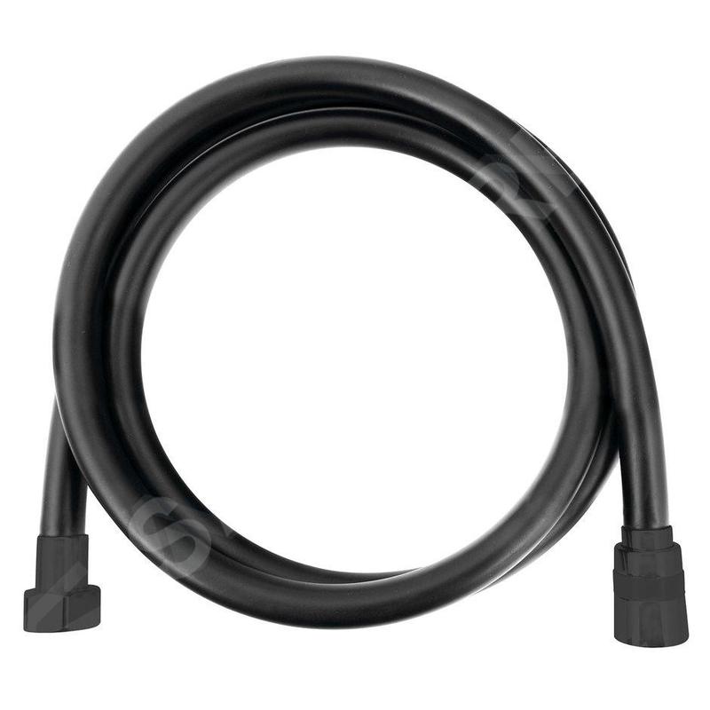 Sapho Accessoires de douche - Flexible de douche, 200 cm, noir mat 1208-27