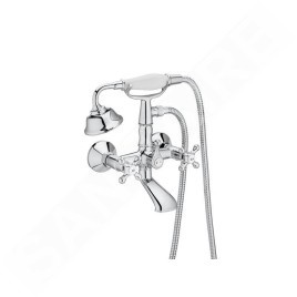 Roca Carmen - Mitigeur de baignoire avec accessoires, chrome A5A014BC00