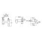 Roca L90 - Mitigeur de baignoire, chrome A5A0D01C00