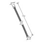 Sapho Douches - Flexible de douche Powerflex 1,5 m, blanc mat FLE10BI