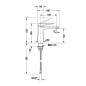 Duravit Tulum - Mitigeur d'évier, FreshStart, chrome TU1021002010