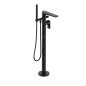 Duravit Tulum - Mitigeur de baignoire au sol, noir mat TU5250000046