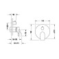 Duravit Tulum - Mitigeur de douche encastrable, chrome TU5210018010