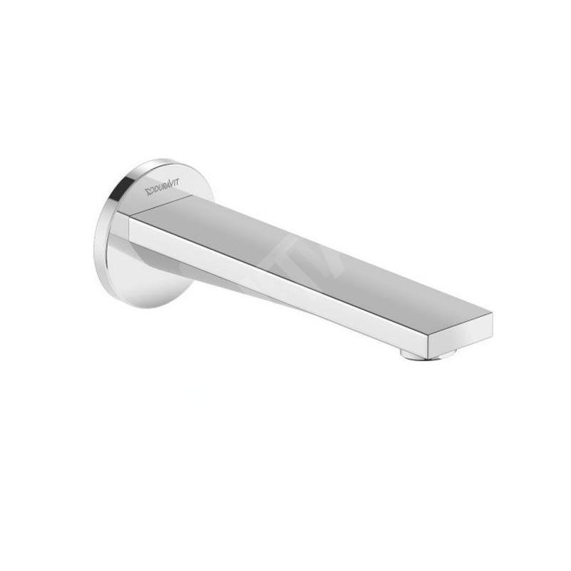 Duravit Tulum - bec déverseur pour baignoire, chrome TU5240010010