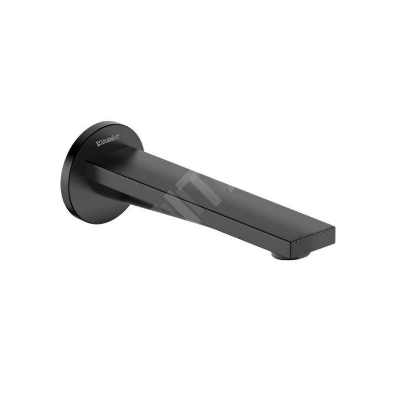Duravit Tulum - bec déverseur pour baignoire, noir mat TU5240010046