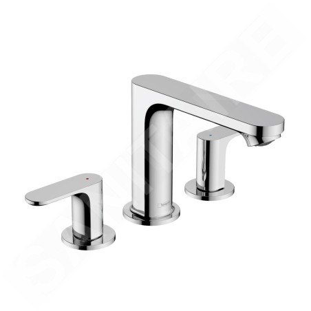 Hansgrohe Rebris S - Mitigeur de lavabo avec vidage, installation 3 trous, chrome 72530000