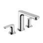 Hansgrohe Rebris S - Mitigeur de lavabo avec vidage, installation 3 trous, chrome 72530000