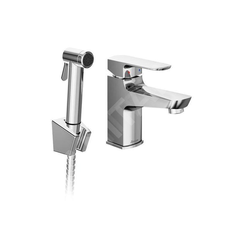 Ravak Robinetterie - Mitigeur de lavabo avec douchette de bidet, chrome X070165