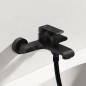 Ravak Flat - Mitigeur de baignoire, noir mat X070175