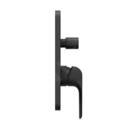 Ravak Flat - Mitigeur encastré pour 2 sorties, noir mat X070179