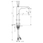 Axor Citterio E - Mitigeur pour lavabo, noir mat 36104670
