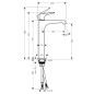Axor Citterio E - Mitigeur pour lavabo, noir mat 36113670