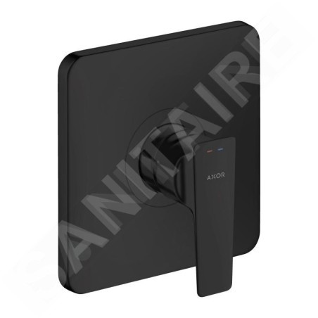 Axor Citterio E - Mitigeur de douche encastré, noir mat 36655670