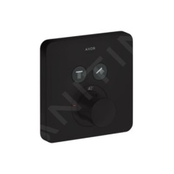 Axor ShowerSelect - Thermostat encastré pour 2 appareils, noir mat 36707670