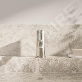 Steinberg 100 - Mitigeur de lavabo avec vidage, nickel brossé 100 1000 BN