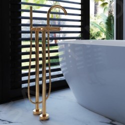 Steinberg 100 - Mitigeur de baignoire, montage au sol, rose gold 100 1162 RG