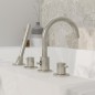 Steinberg 100 - Mitigeur pour montage sur bord de baignoire, 4 trous, nickel brossé 100 2400 BN