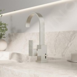 Steinberg 135 - Mitigeur de lavabo avec vidage, nickel brossé 135 1501 BN