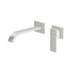 Steinberg 135 - Mitigeur de lavabo encastré, 2 trous, nickel brossé 135 1814 3 BN